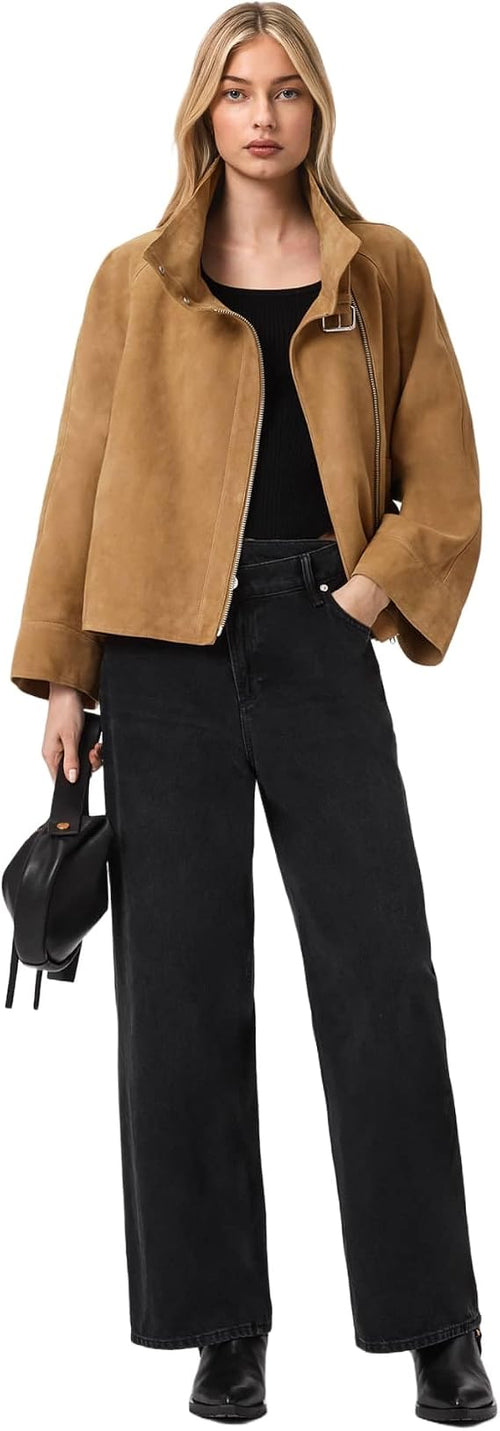 AllSaints Women's Rhodes Suede Jacket