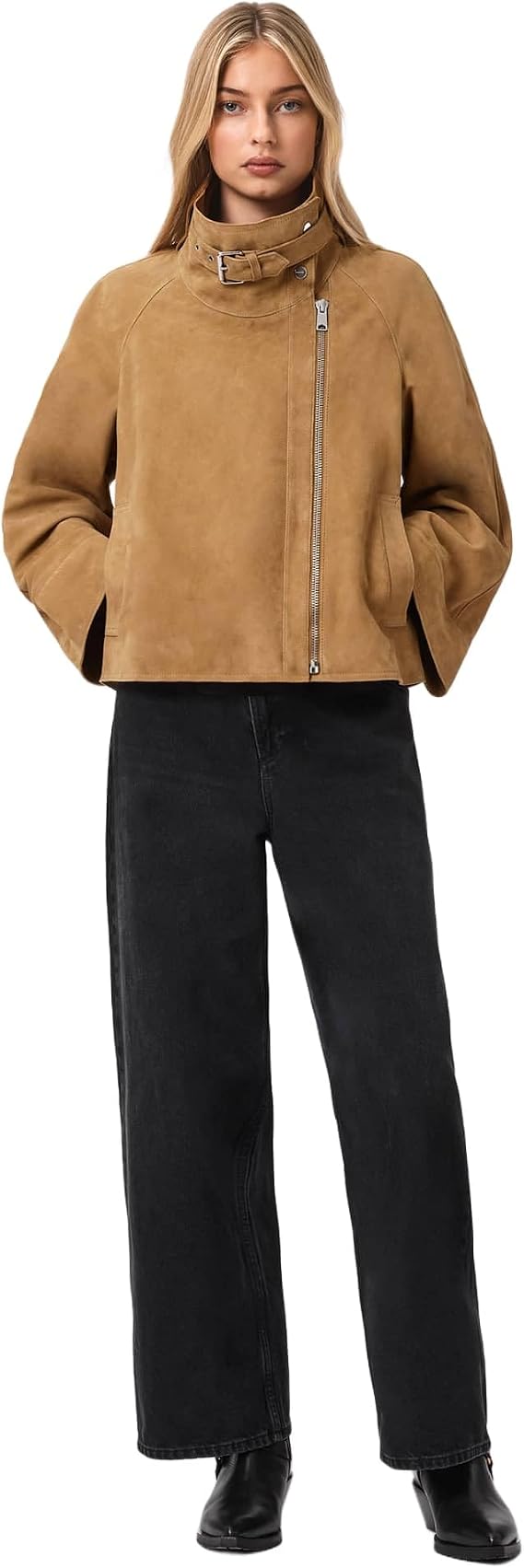 AllSaints Women's Rhodes Suede Jacket