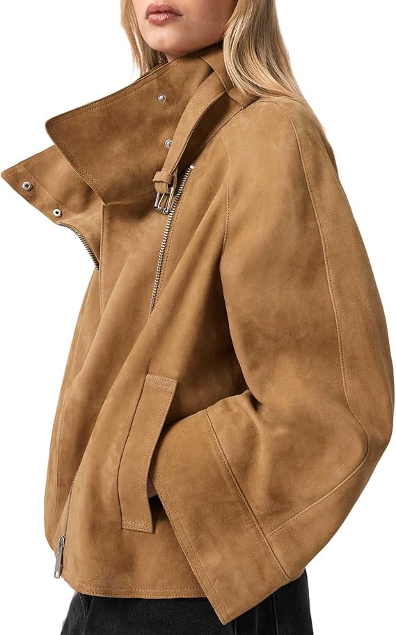 AllSaints Women's Rhodes Suede Jacket
