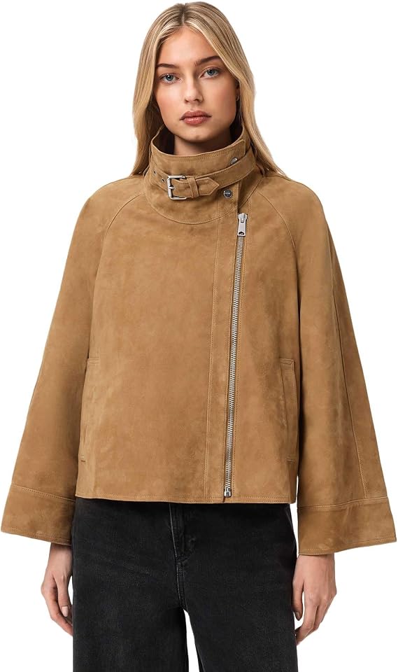 AllSaints Women's Rhodes Suede Jacket